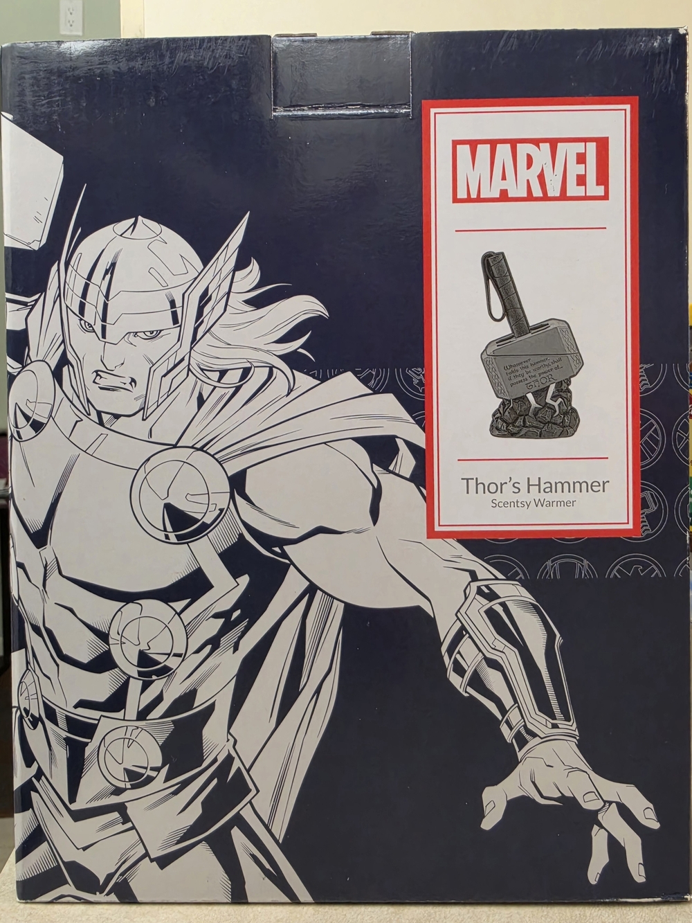 Scentsy Marvel Thor's Hammer Warmer NIB Discontinued